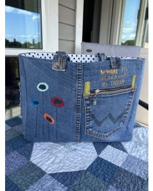 Redesign- sy veske av jeans