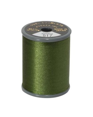 Broderitråd mørk oliven 517